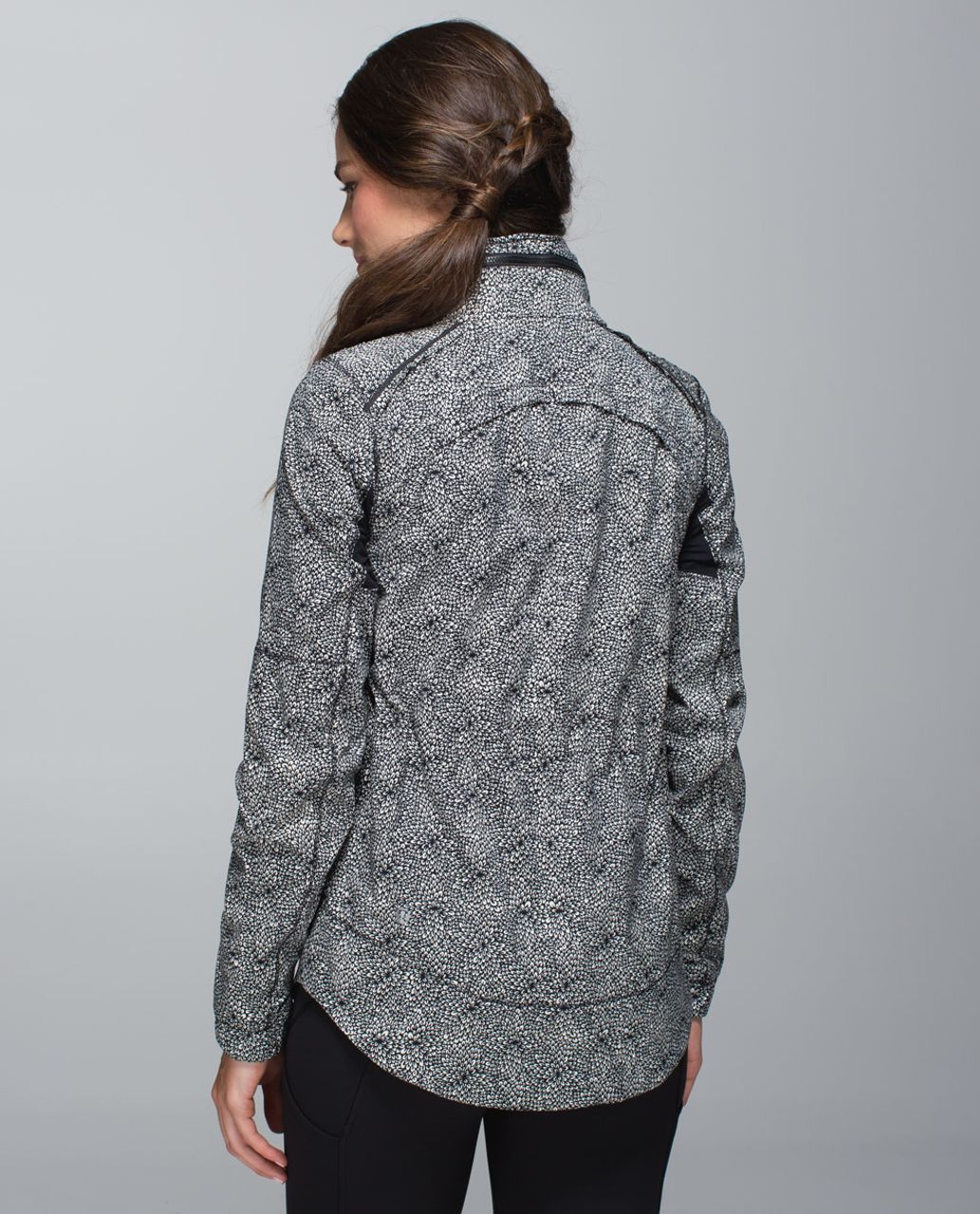 Lululemon Spring Forward Jacket - Plush Petal Black Ghost / Black