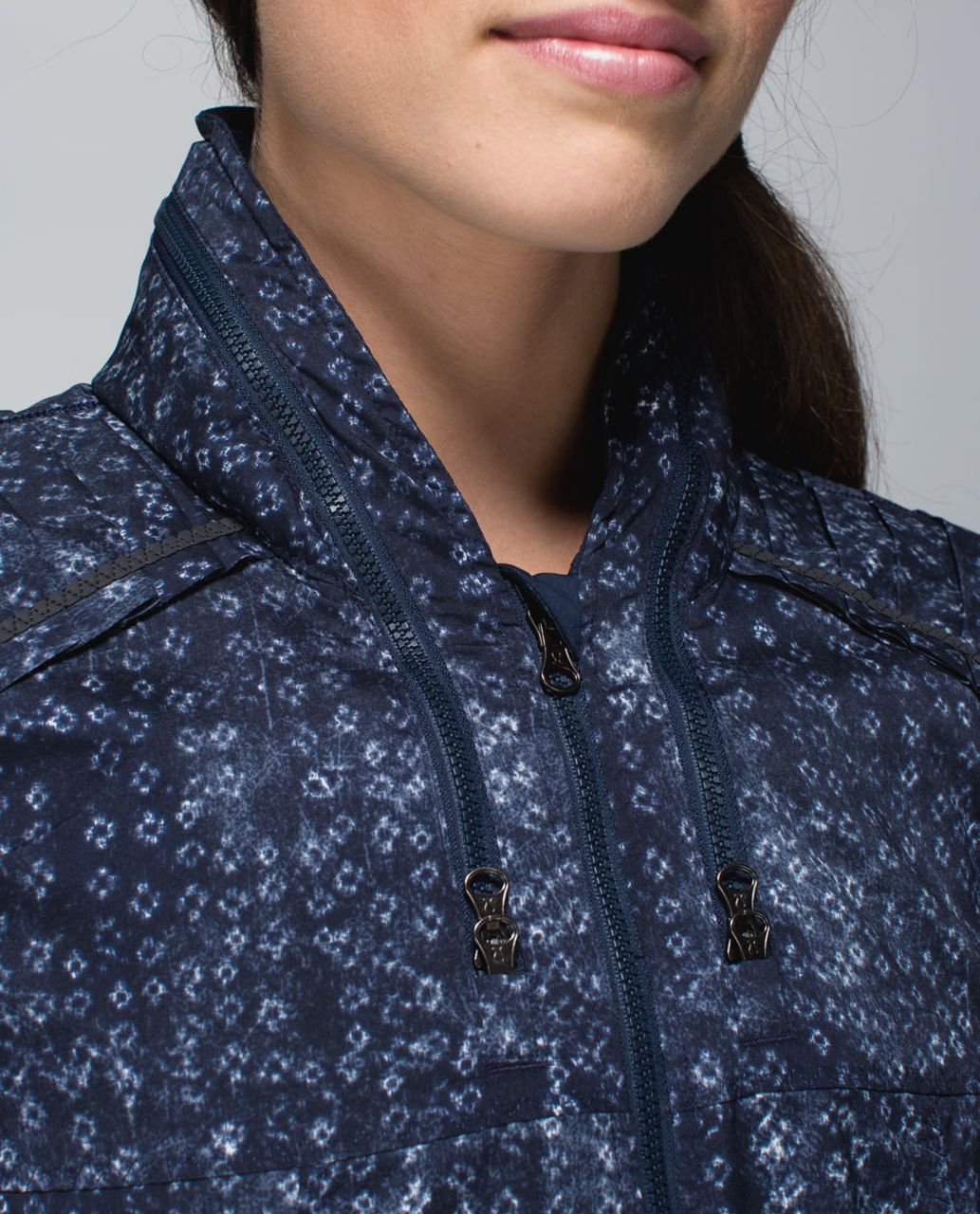 Lululemon Spring Forward Jacket - Kanoko Twist Inkwell Ghost / Inkwell