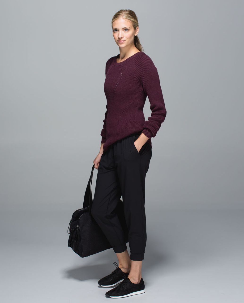 Lululemon The Sweater The Better - Heathered Bordeaux Drama