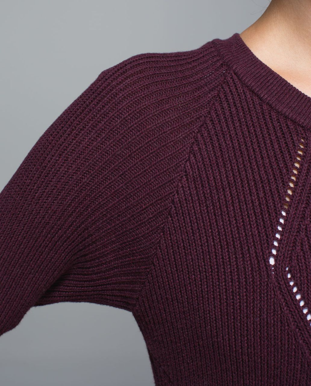 Lululemon The Sweater The Better - Heathered Bordeaux Drama