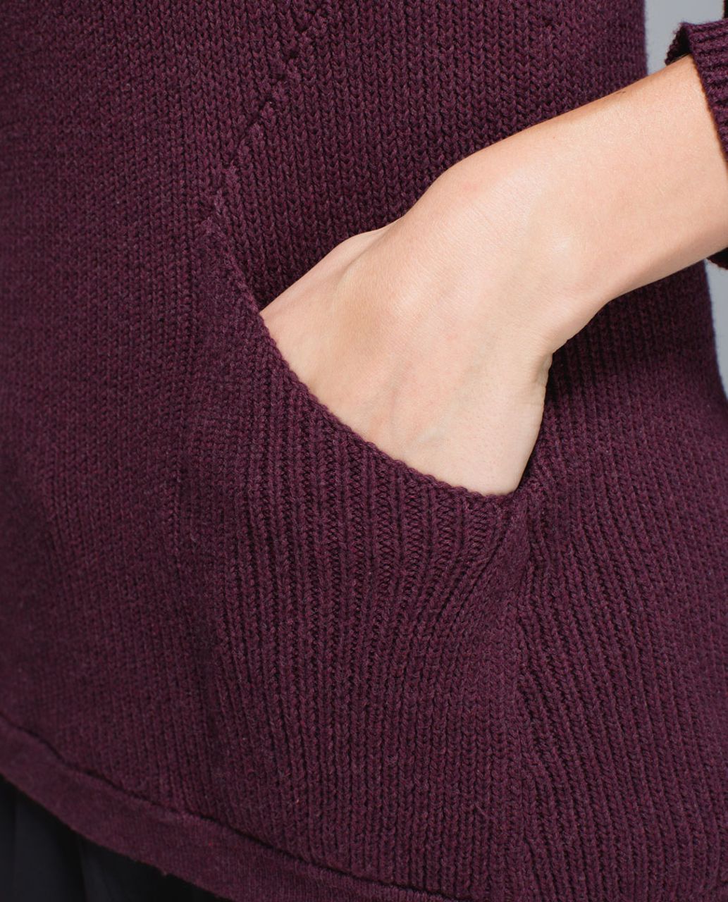 Lululemon The Sweater The Better - Heathered Bordeaux Drama