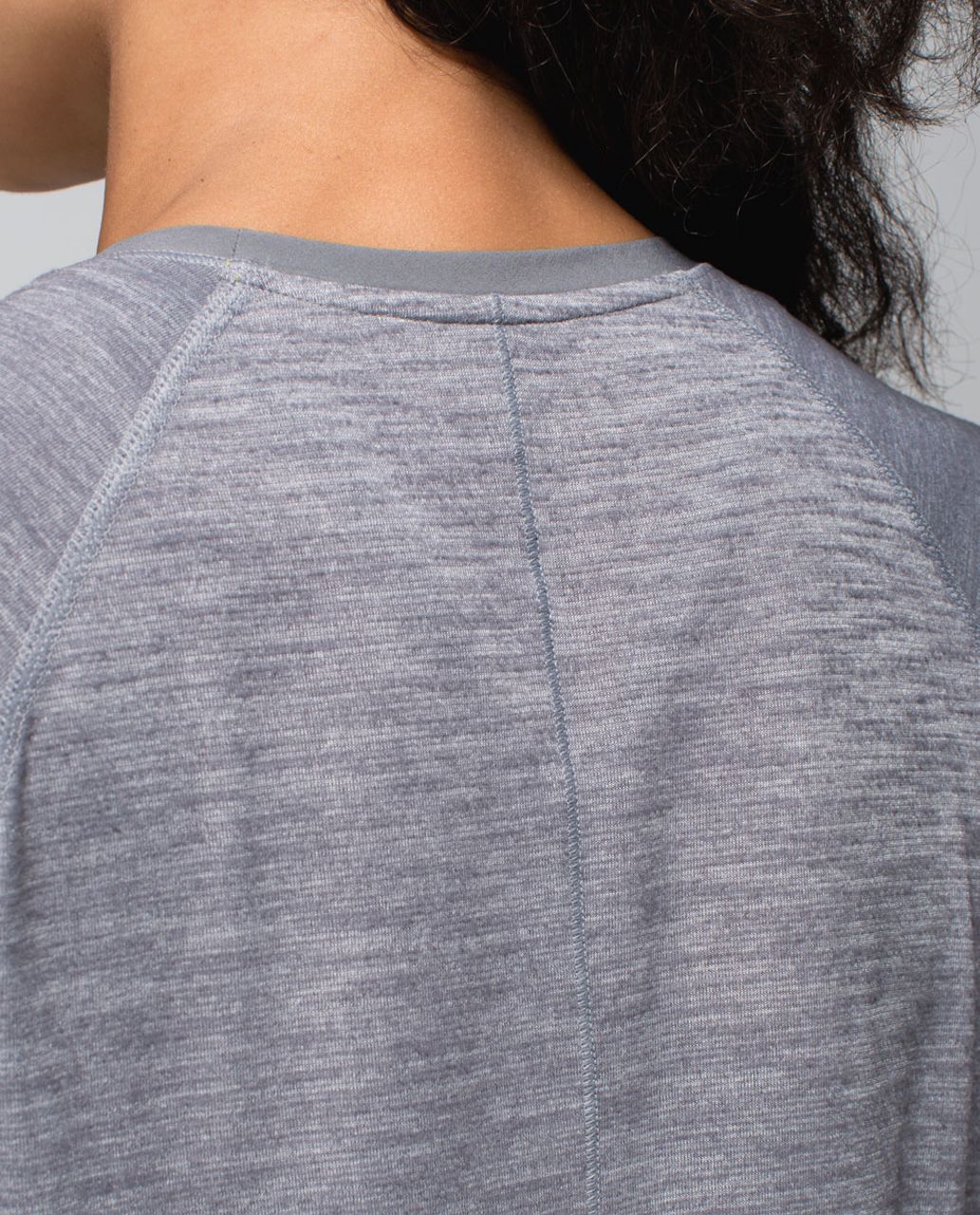 Lululemon Layered Long Sleeve Tee - Heathered Slate / Slate / Almost Pear