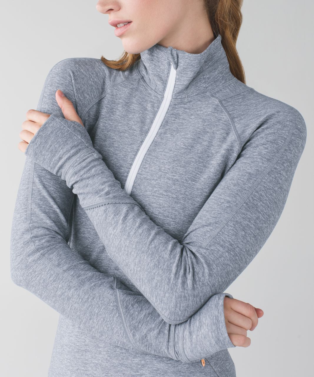 Lululemon Race Your Pace 1/2 Zip - Heathered Slate