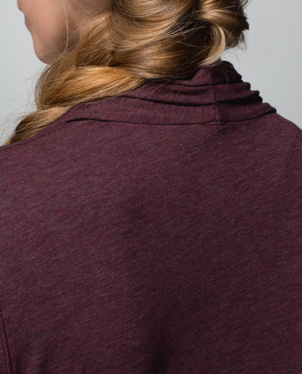 Lululemon Radiant Long Sleeve - Heathered Bordeaux Drama