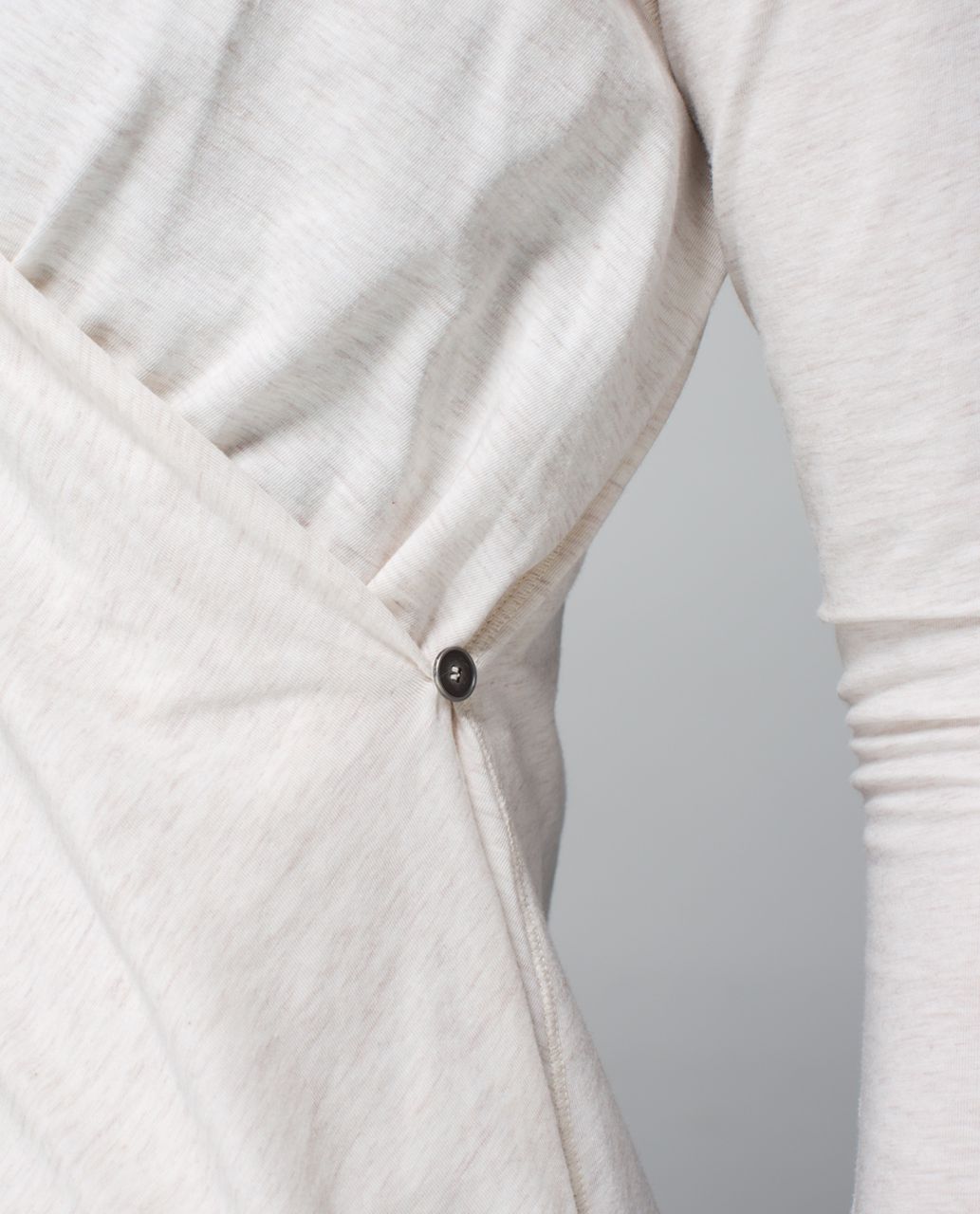 Lululemon Radiant Long Sleeve - Heathered Angel White