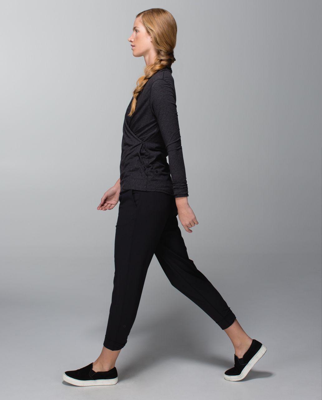 Lululemon Radiant Long Sleeve - Heathered Black (First Release)