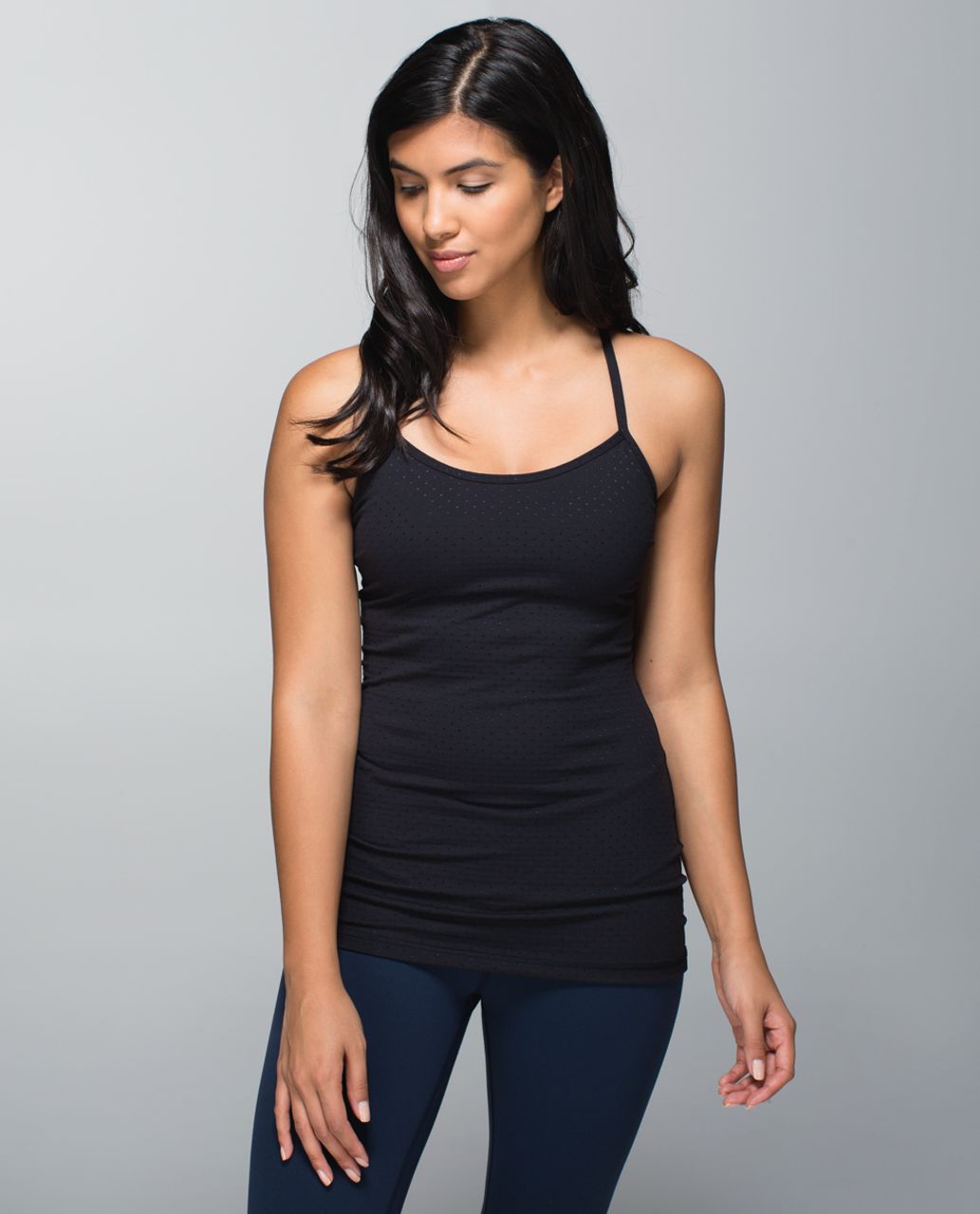 Lululemon Power Y Tank Luon Shine Dot Black Lulu Fanatics