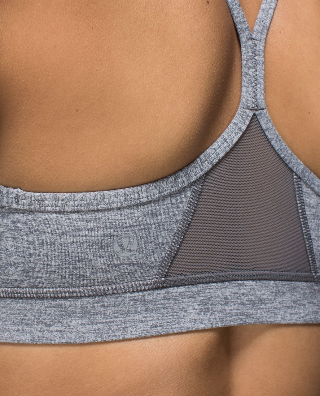 Lululemon Flow Y Bra IV - Heathered Slate