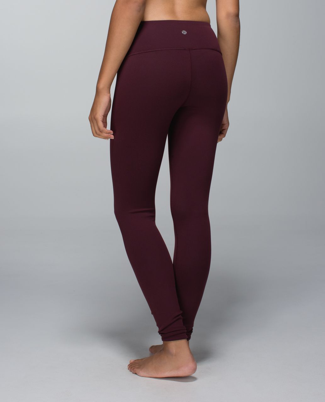 Lululemon Wunder Under Pant (Reversible) - Bordeaux Drama / Black