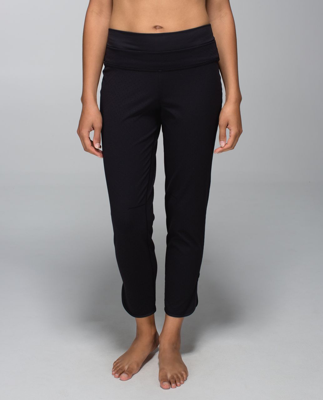 Lululemon Straight To Class Pant *Full-On-Luon - Shine Dot Black / Black