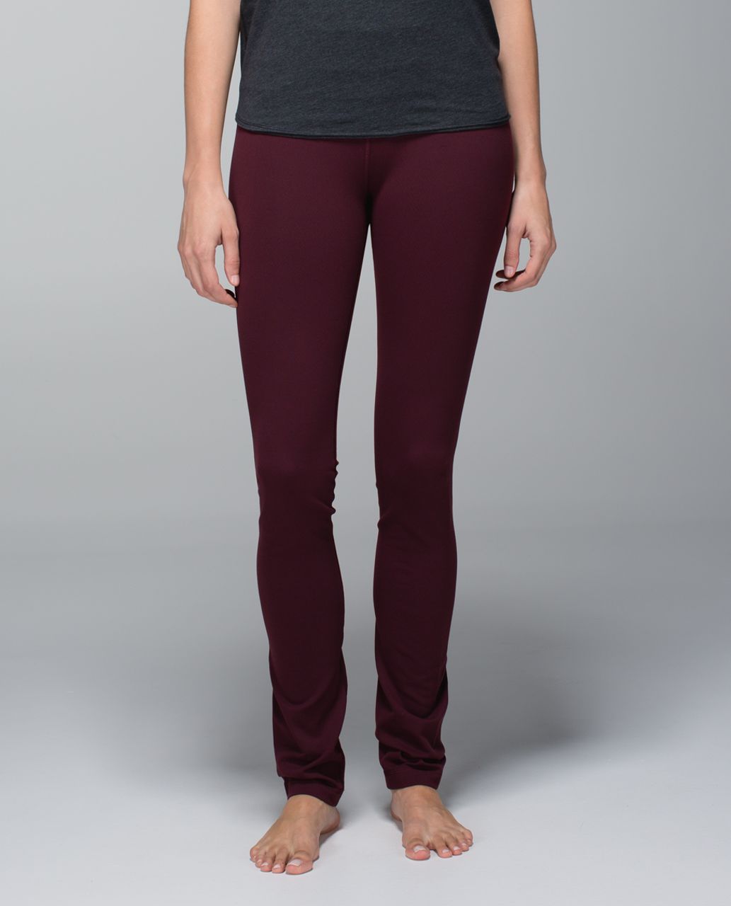 Lululemon Skinny Groove Pant - Diamond Dot Bordeaux Drama Black / Bordeaux Drama