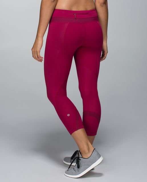 Lululemon Run Inspire Crop II Purple Twiggy 4