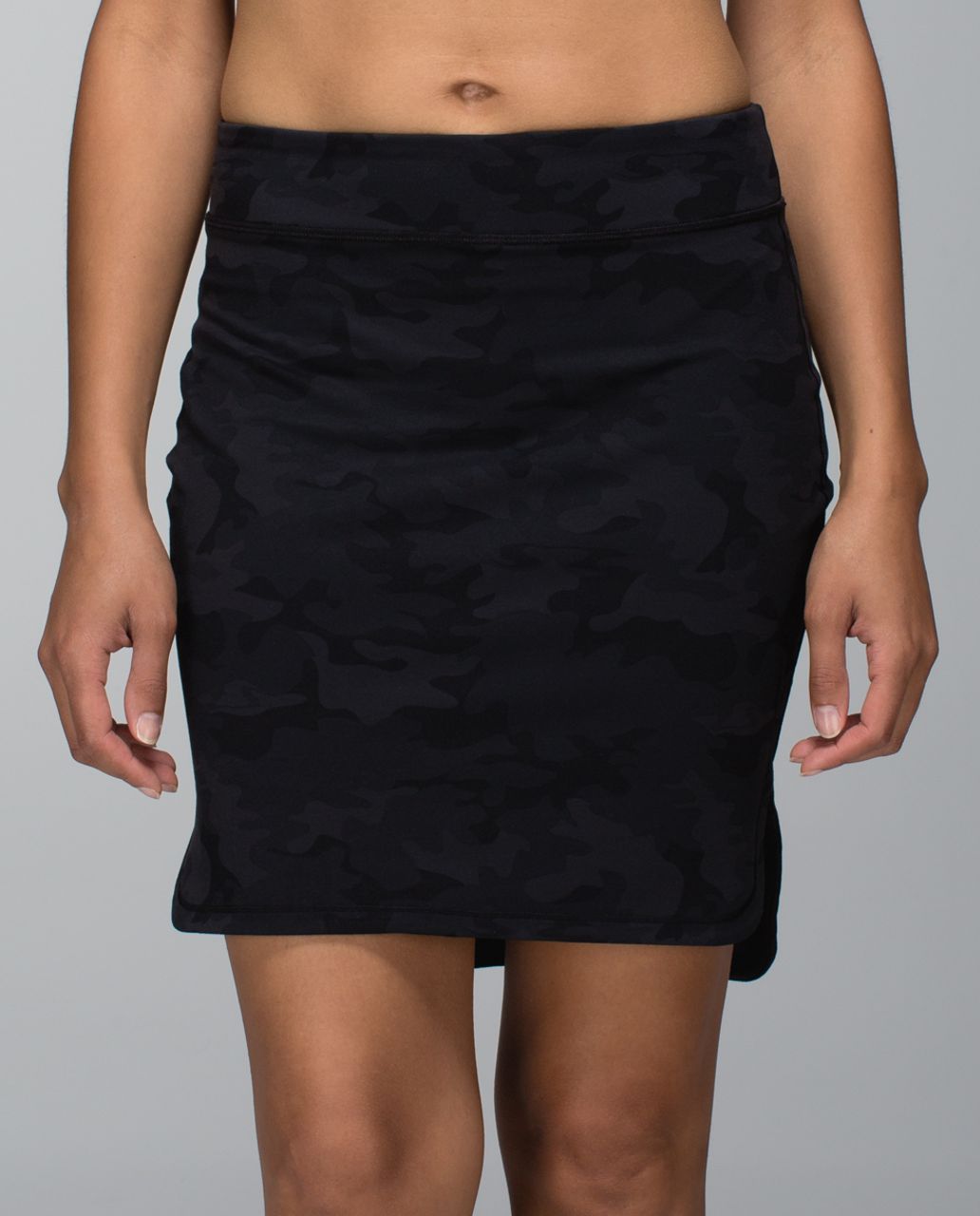 Lululemon City Skirt - Savasana Camo 20cm New Black / Soot