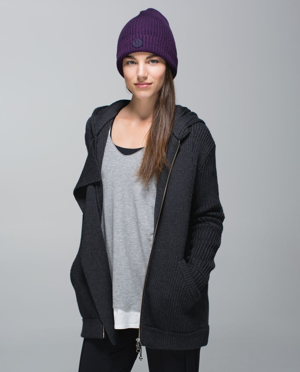 Lululemon Twisted Bliss Toque - Berry Yum Yum / Black Grape