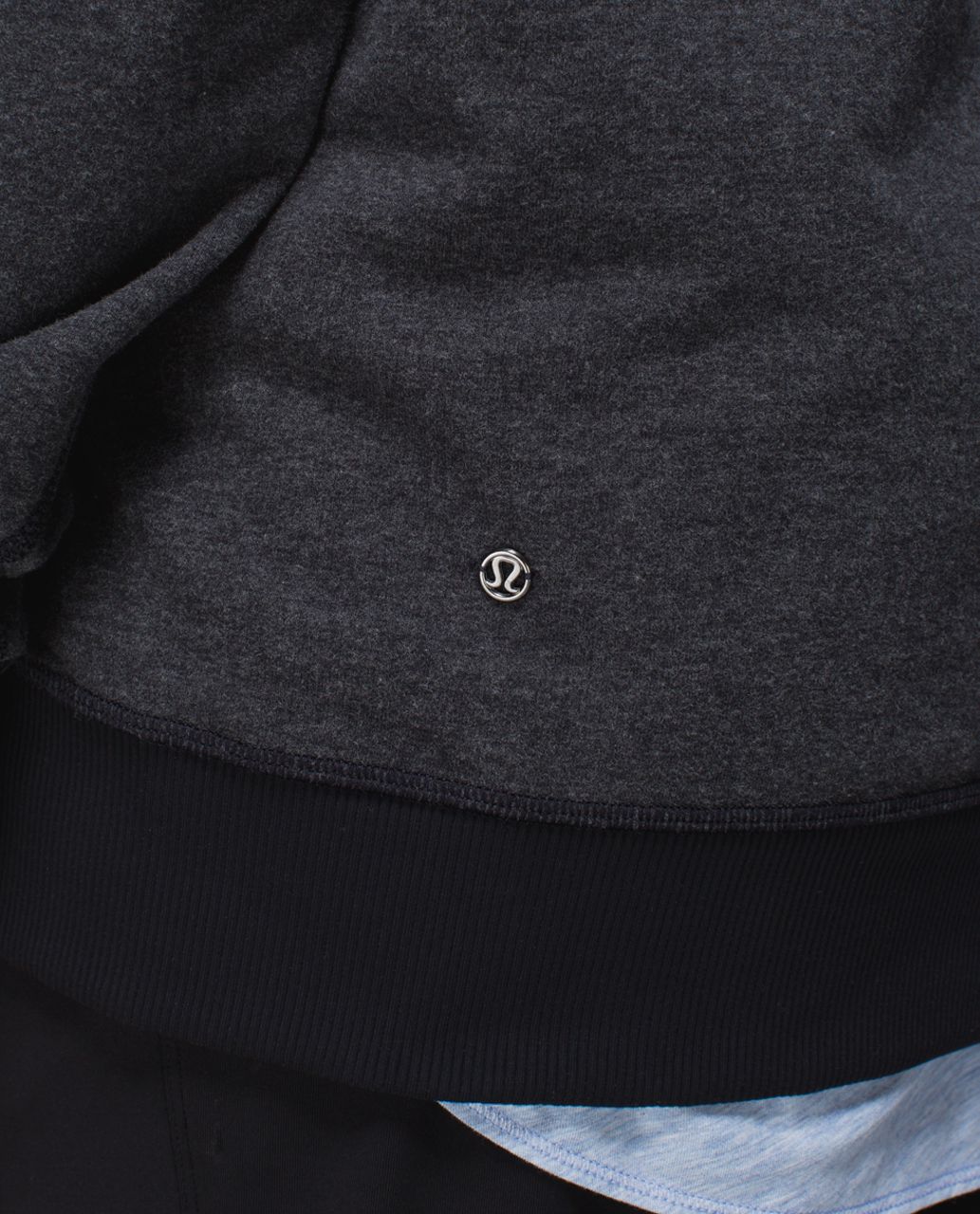 Lululemon Om & Roam Pullover Hoodie Sweatshirt Side Zippers Women's Size 2  Gray
