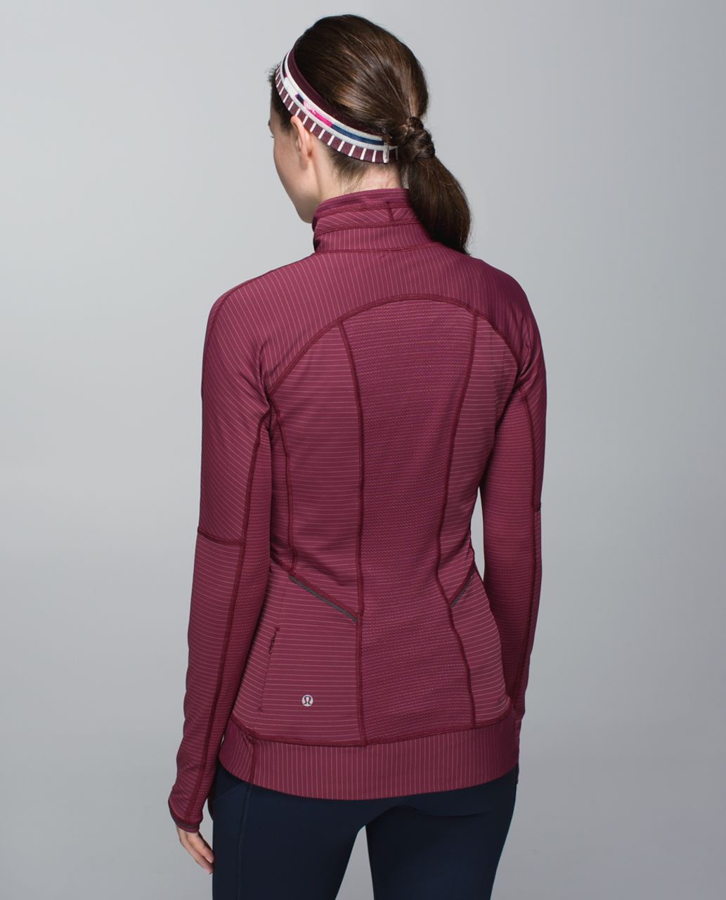 Lululemon Run For Gold 1/2 Zip - Rust Berry