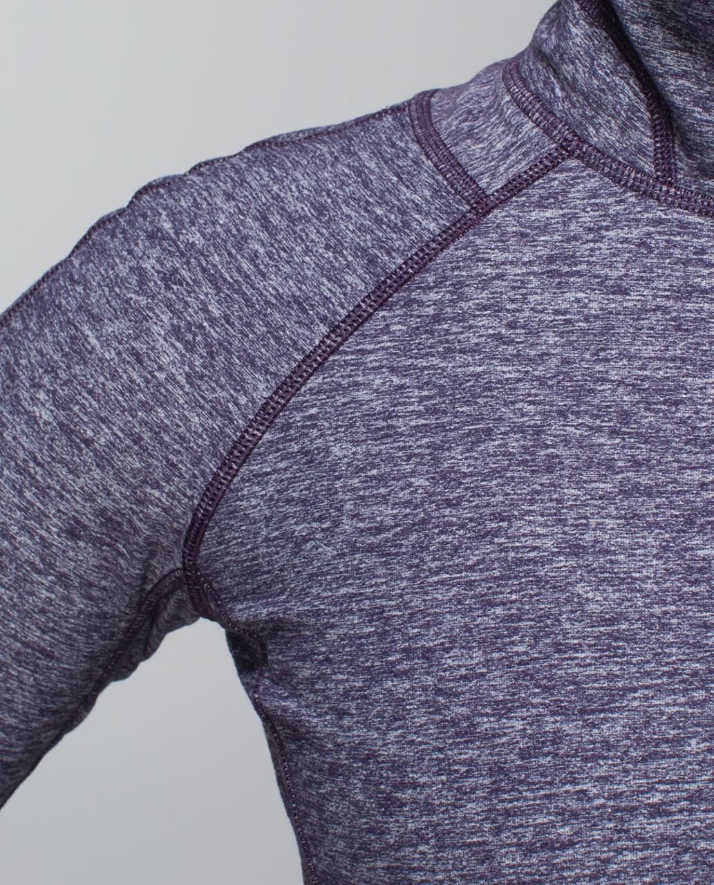 Lululemon Race Your Pace 1/2 Zip - Heathered Black Grape