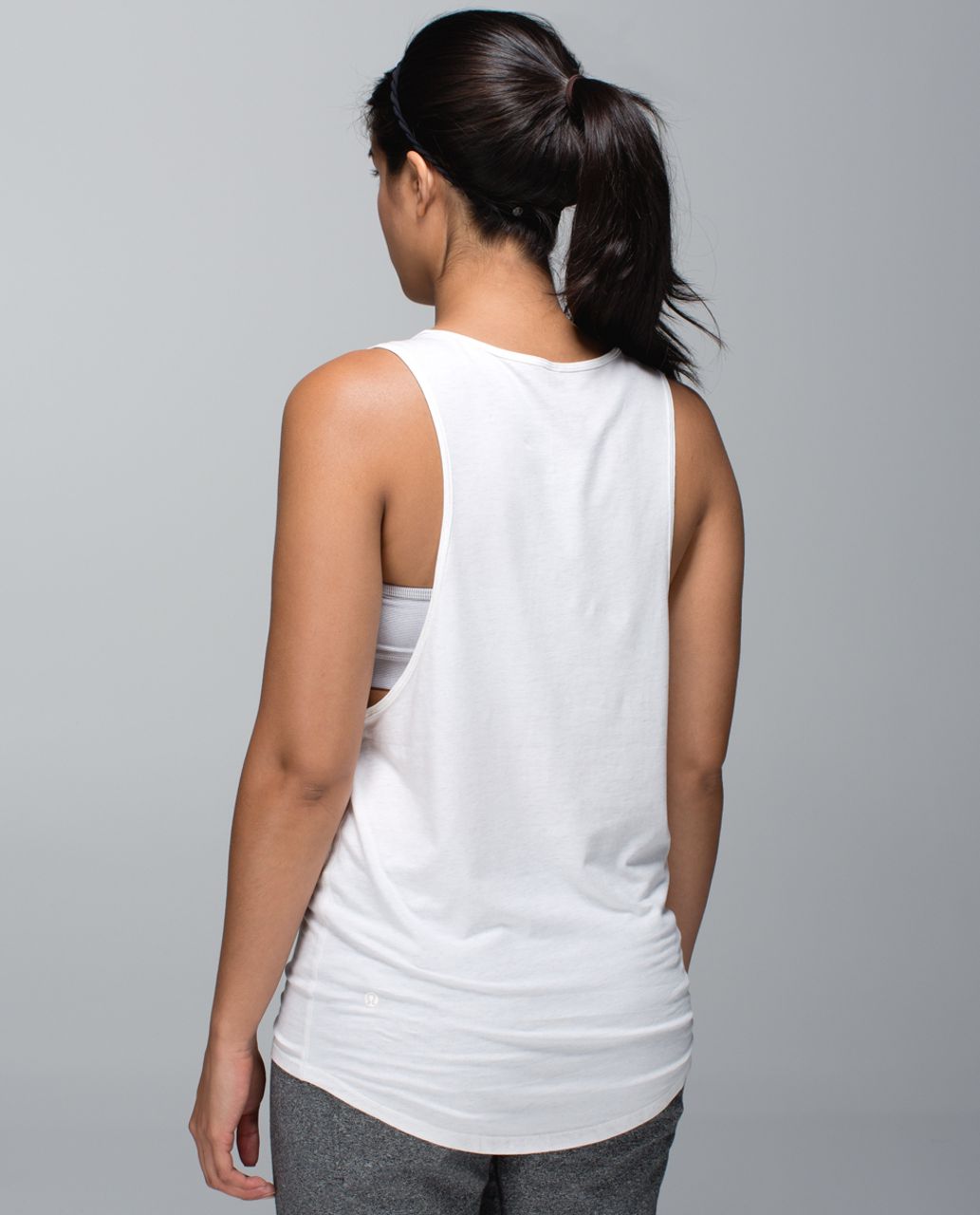 Lululemon Ravi Tank - Heathered Angel White