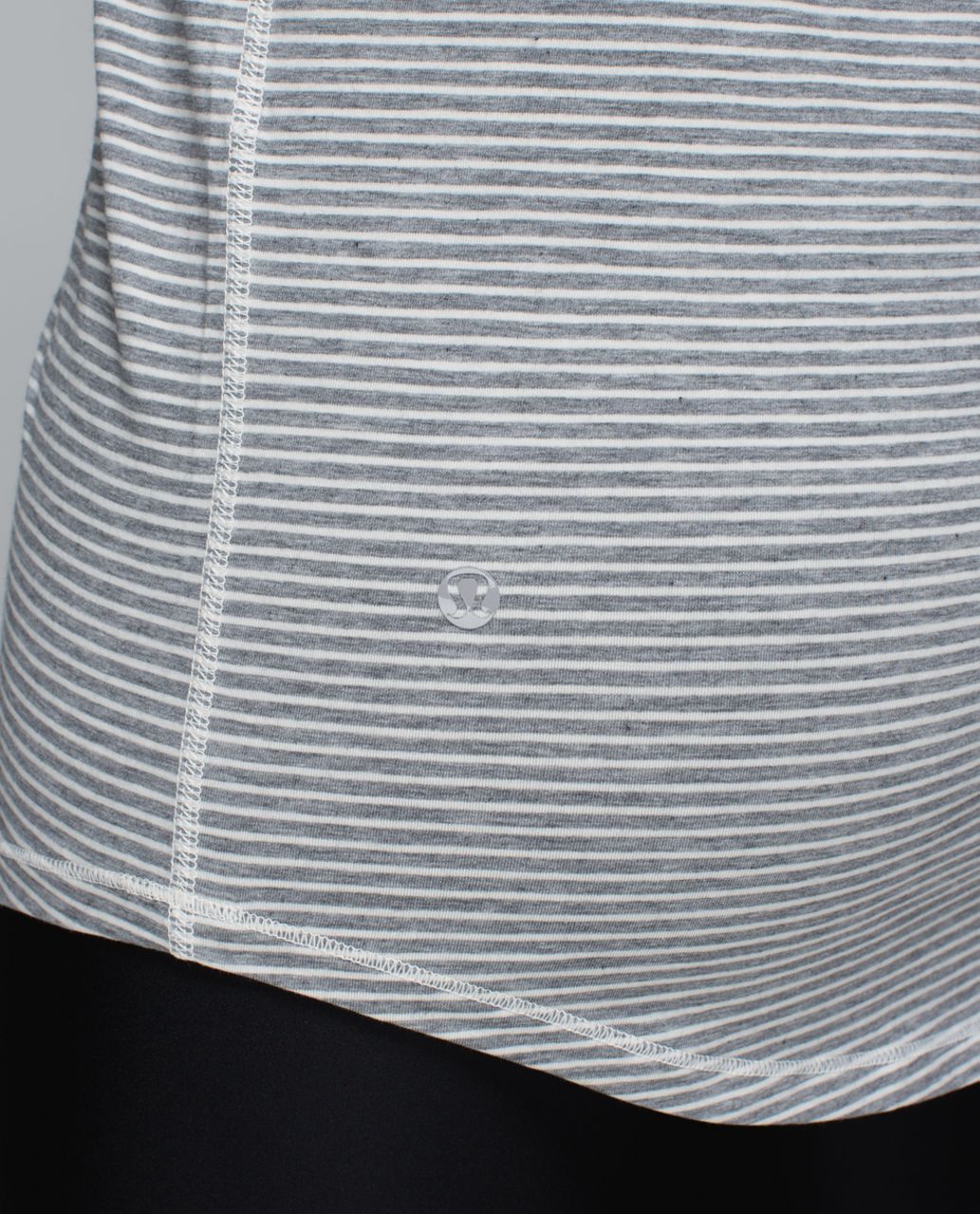 Lululemon Ravi Tank - Hyper Stripe Heathered Medium Grey Ghost