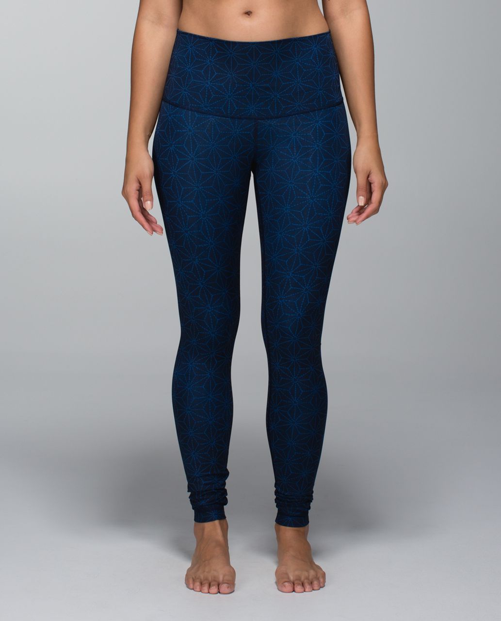 Lululemon Wunder Under Crop 21 Blue Cast Size 10 - $26 - From jocelyn