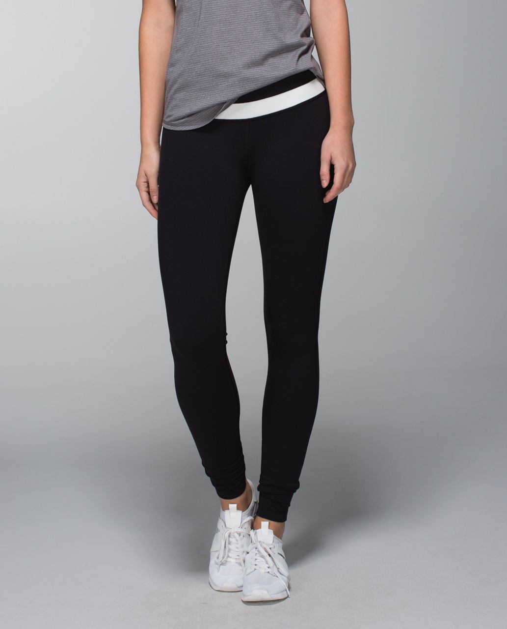 Lululemon Wunder Groove Pant *Full-On Luon - Black / Ghost