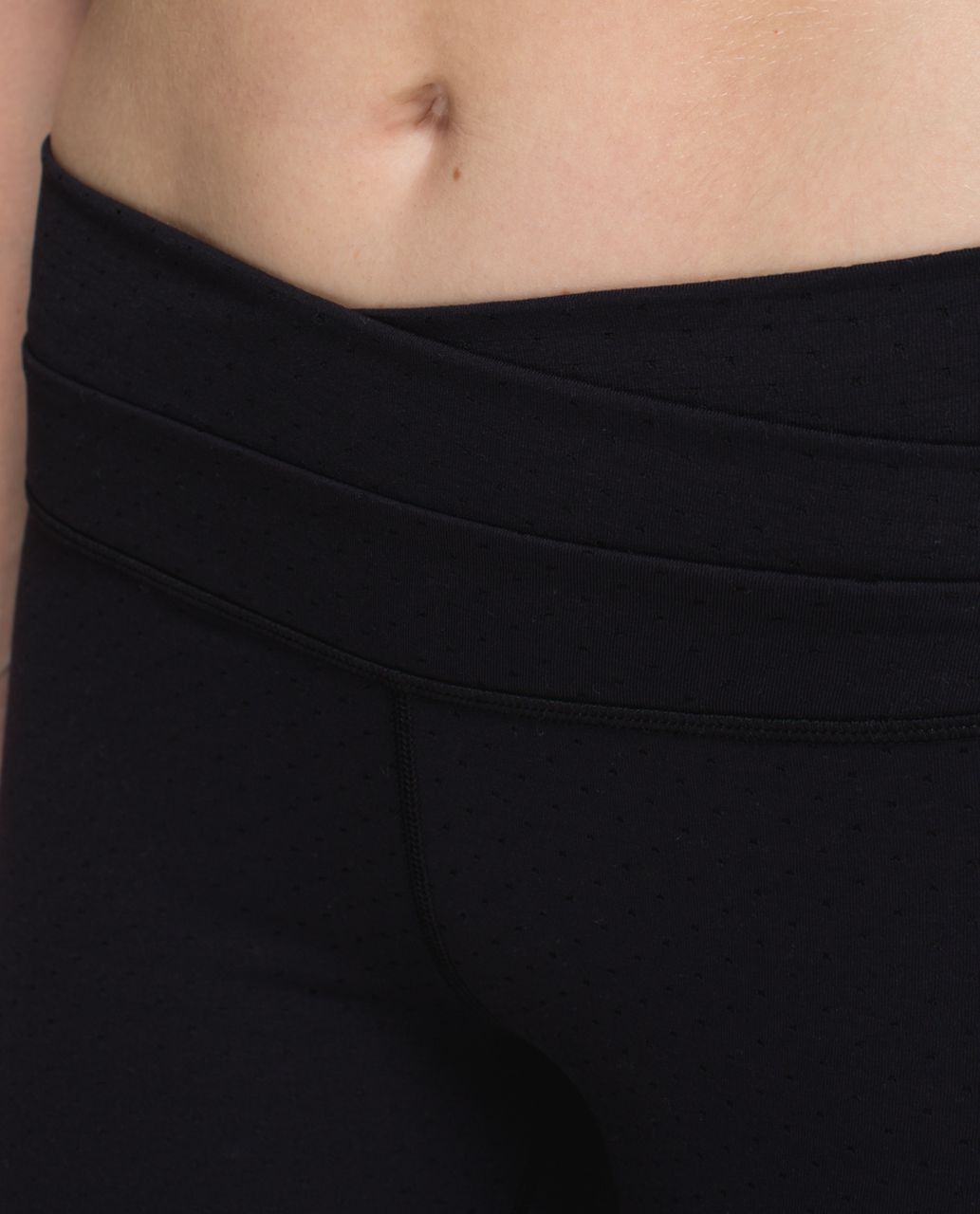 Lululemon Astro Wunder Under Crop II - Shine Dot Black