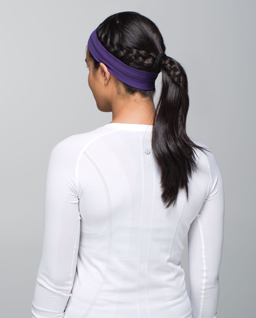 Lululemon Fly Away Tamer Headband - Going Grape