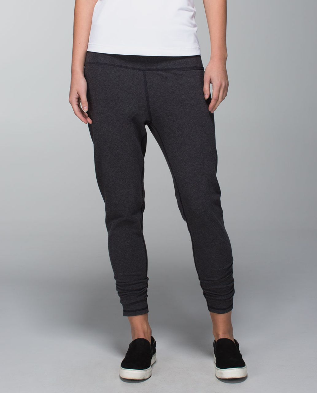 Lululemon Still Pant (Tall) - Heathered Black - lulu fanatics