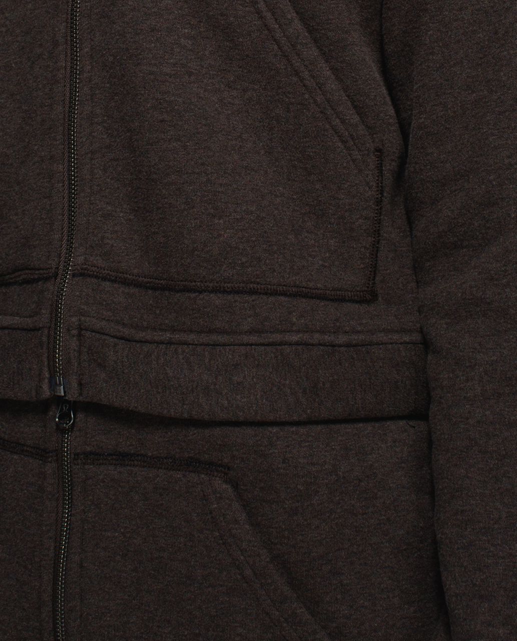 Lululemon Long & Short Of It Jacket - Heathered Bark Chocolate / Bark Chocolate