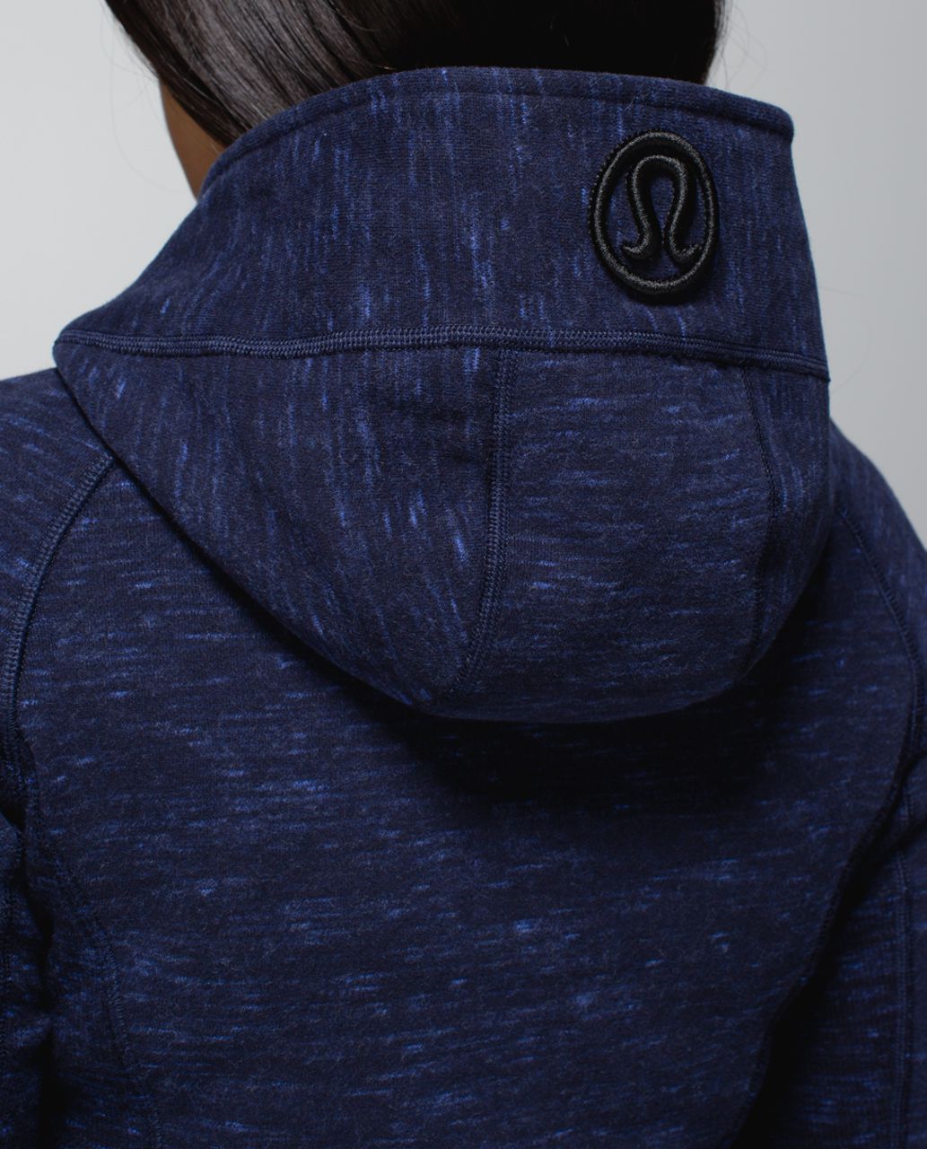 Lululemon Scuba Hoodie II - Heathered Marled Black Grape / Black