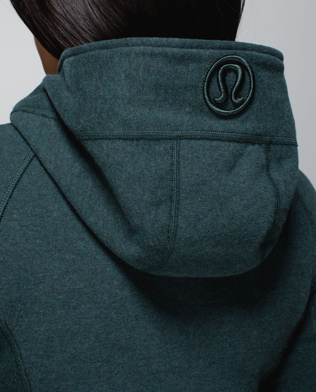 Lululemon Scuba Hoodie II - Heathered Fuel Green / Fuel Green