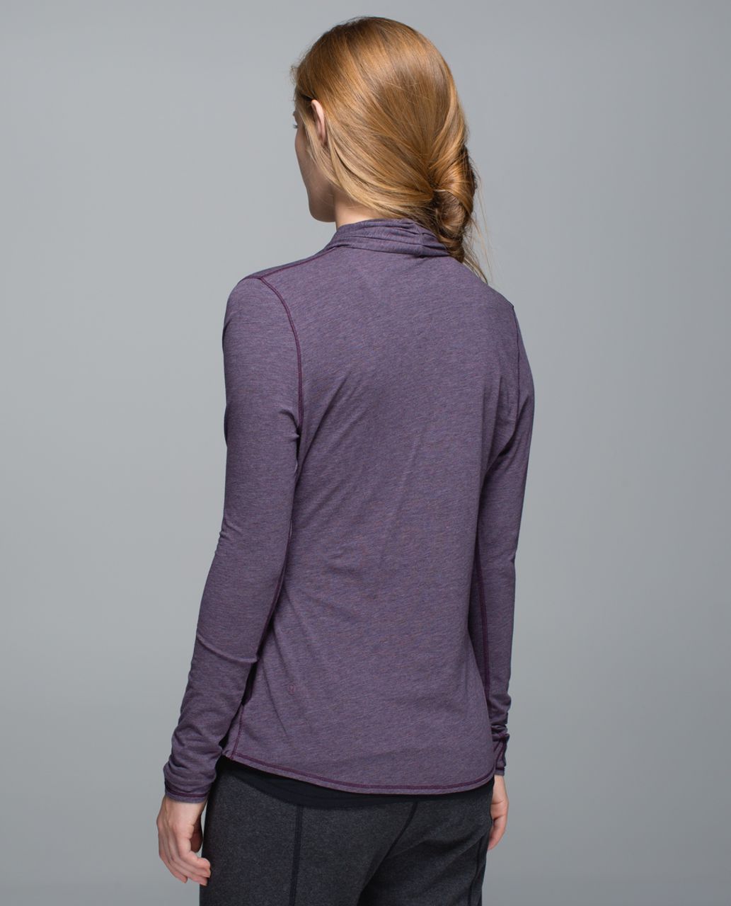 Lululemon Radiant Long Sleeve - Heathered Purple Fog