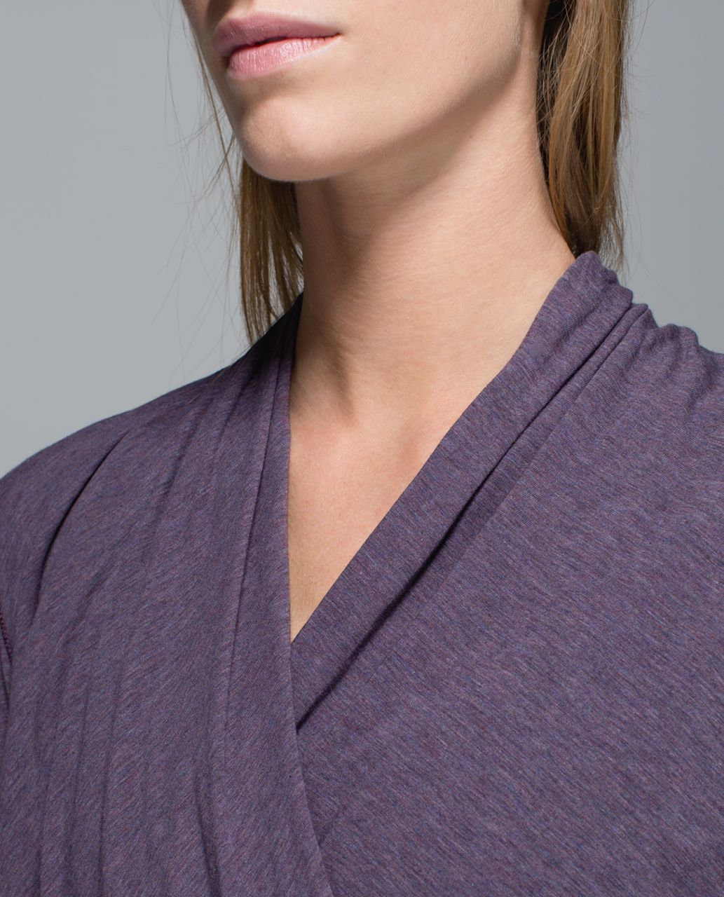 Lululemon Radiant Long Sleeve - Heathered Purple Fog