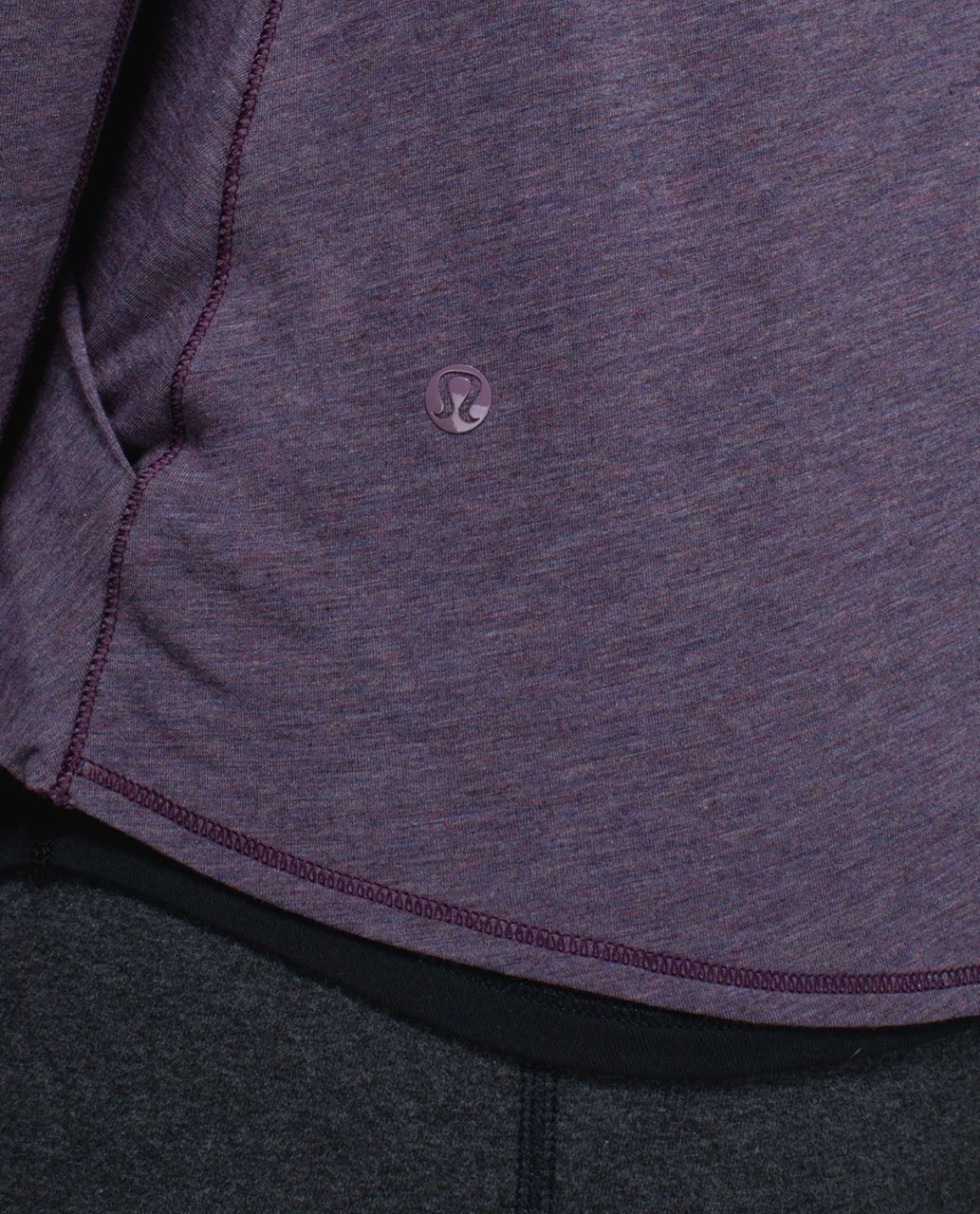 Lululemon Radiant Long Sleeve - Heathered Purple Fog