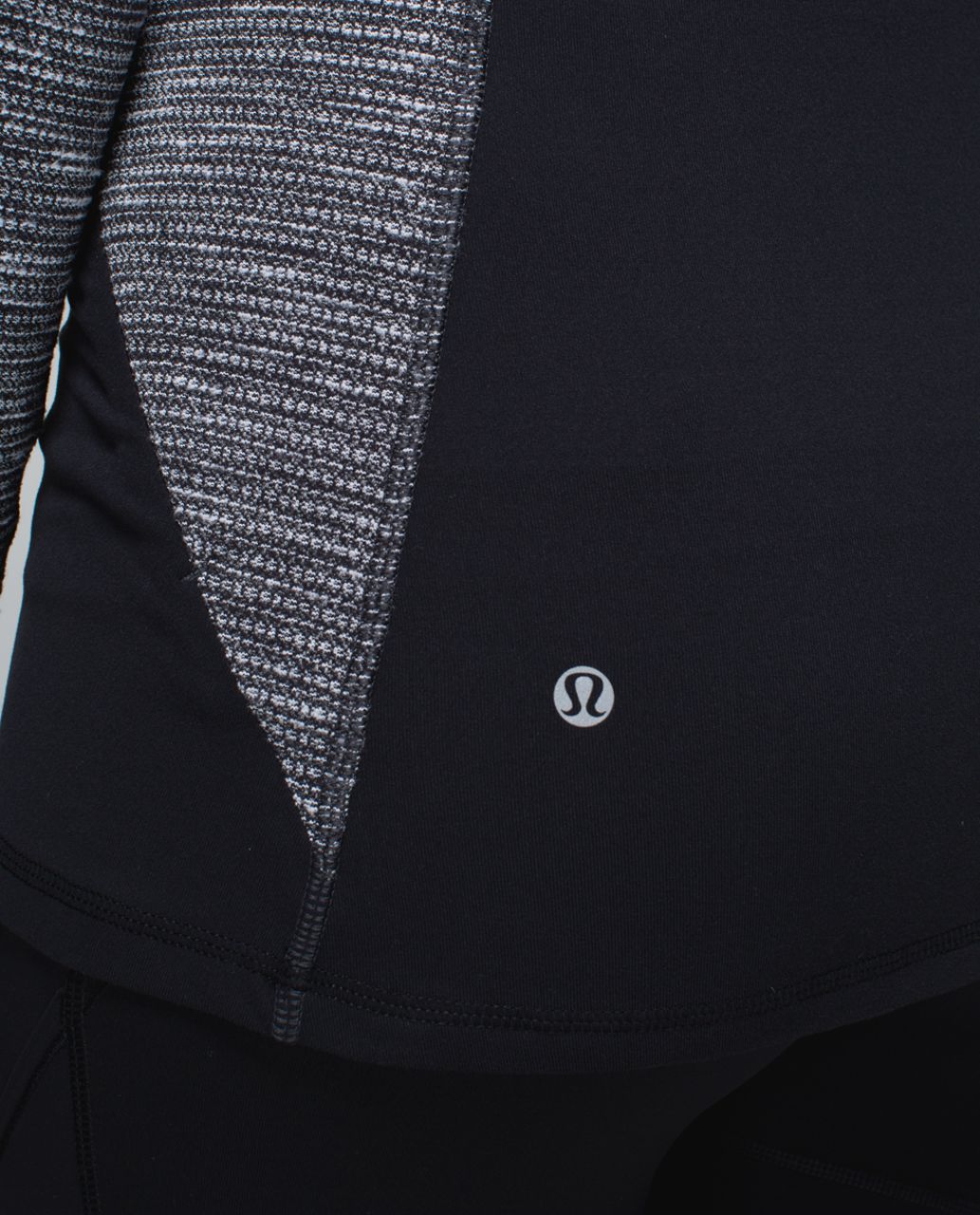 Lululemon Race Your Pace 1/2 Zip - Black / Coco Pique Black