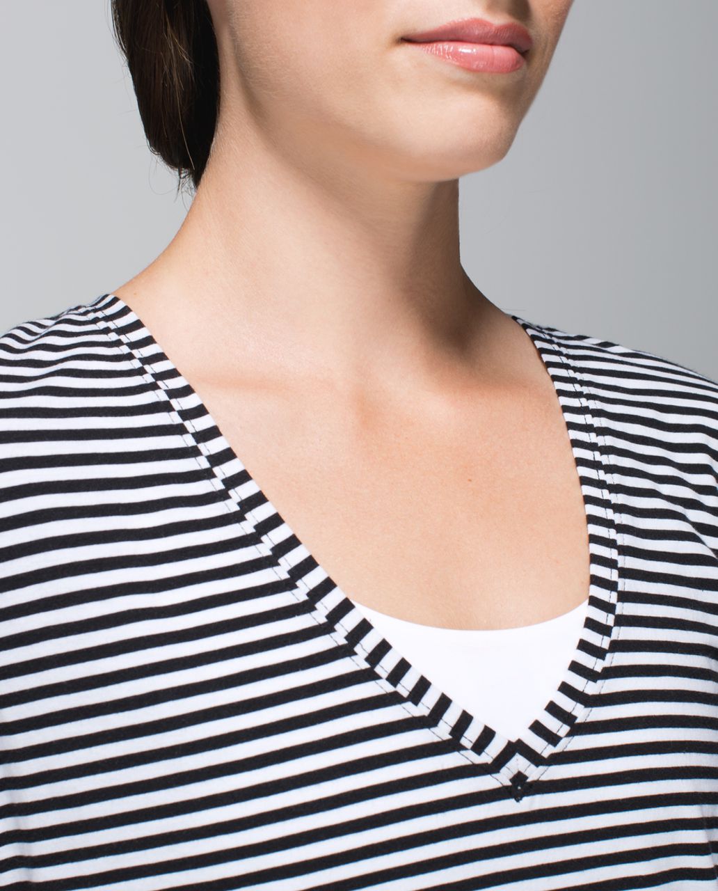 Lululemon Love Tee - Classic Stripe Black White