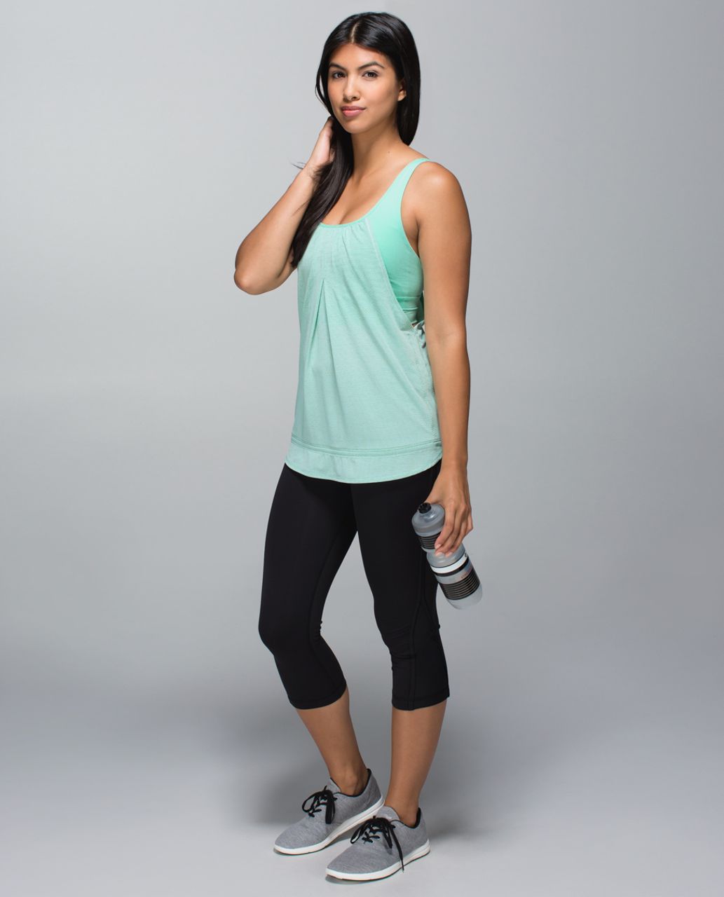 Lululemon Run Times Tank - Heathered Toothpaste /  Toothpaste