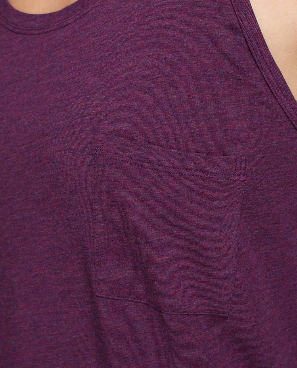 Lululemon Yogi Racerback - Heathered Berry Yum Yum