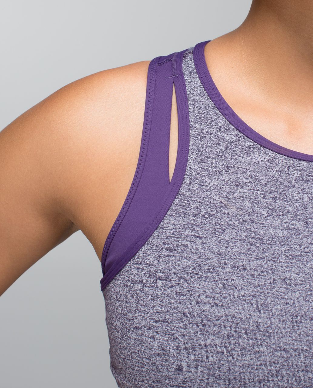 Lululemon Inspiration Tank - Heathered Black Grape / Going Grape