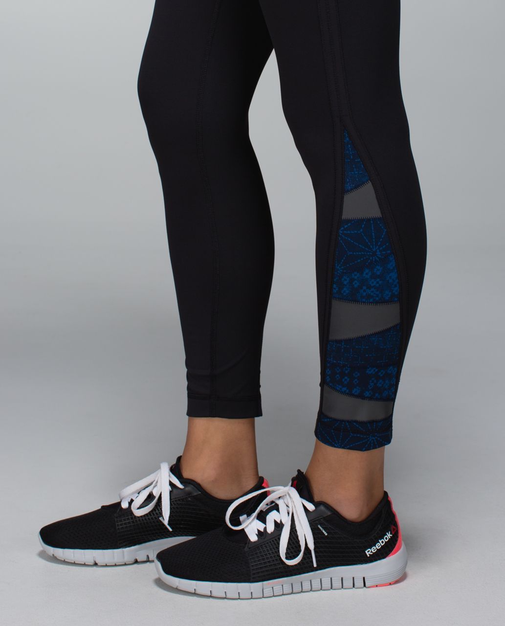 Lululemon Run:  Pace Tight *Sashiko - Black / Fa14 Quilt 21