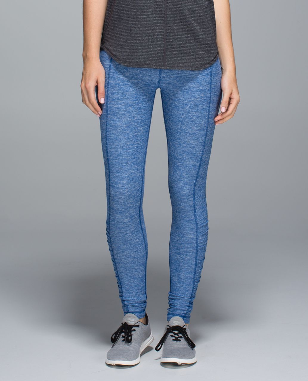 Lululemon Run:  Turn Around Tight - Heathered Rugged Blue