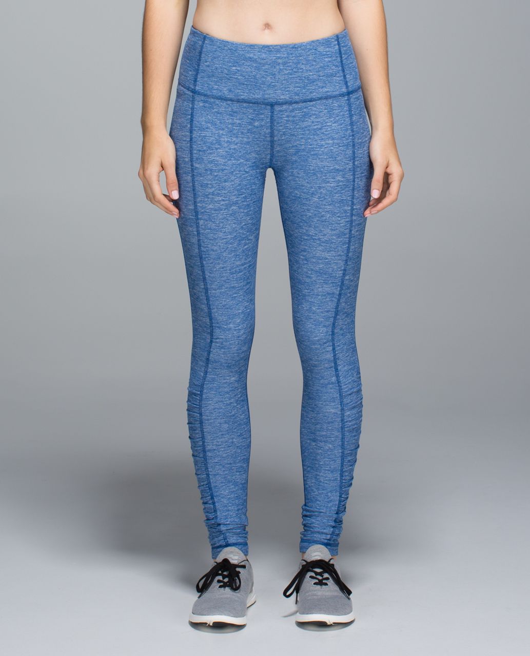 Lululemon Run: Turn Around Tight - Heathered Rugged Blue - lulu fanatics