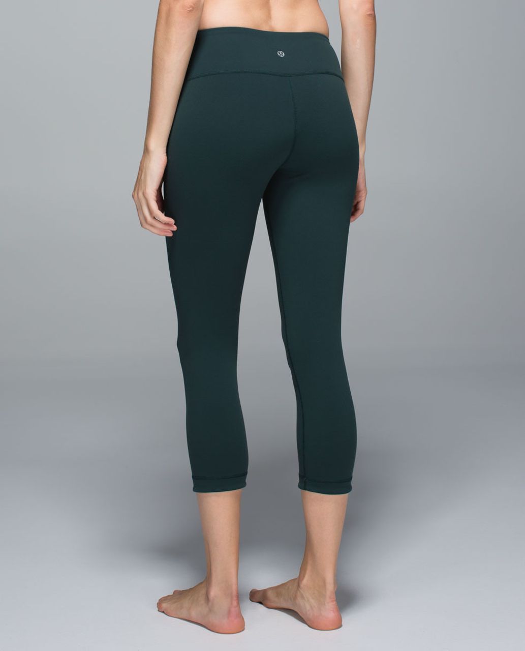 Lululemon Wunder Under Crop *Full-On Luxtreme Savasana Camo 20cm Fatigue  Green 8