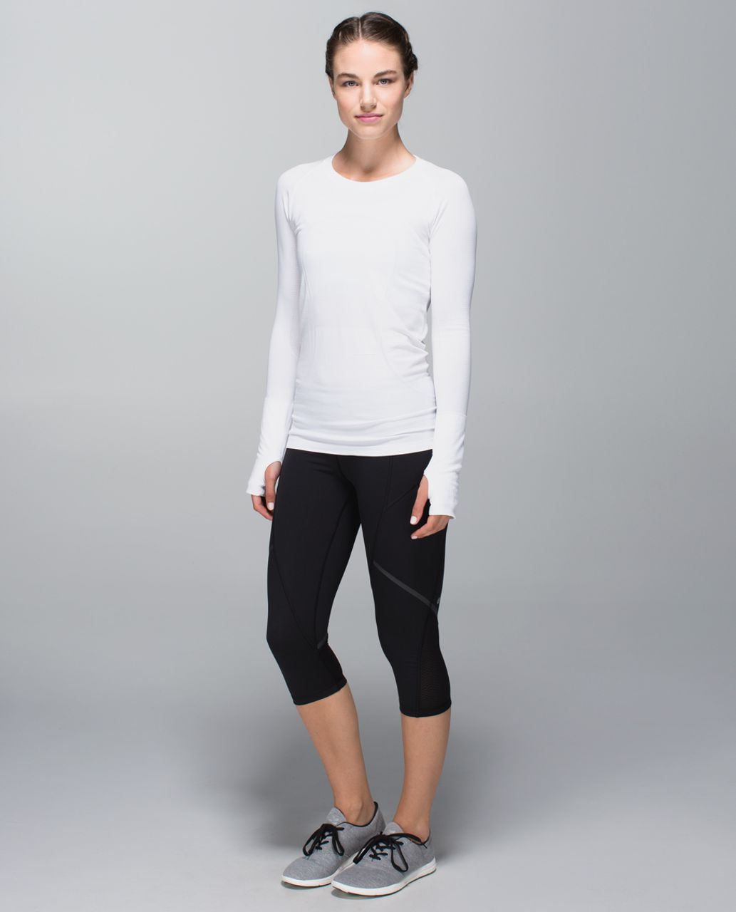 Lululemon Hop To It Crop *Full-On Luxtreme - Black