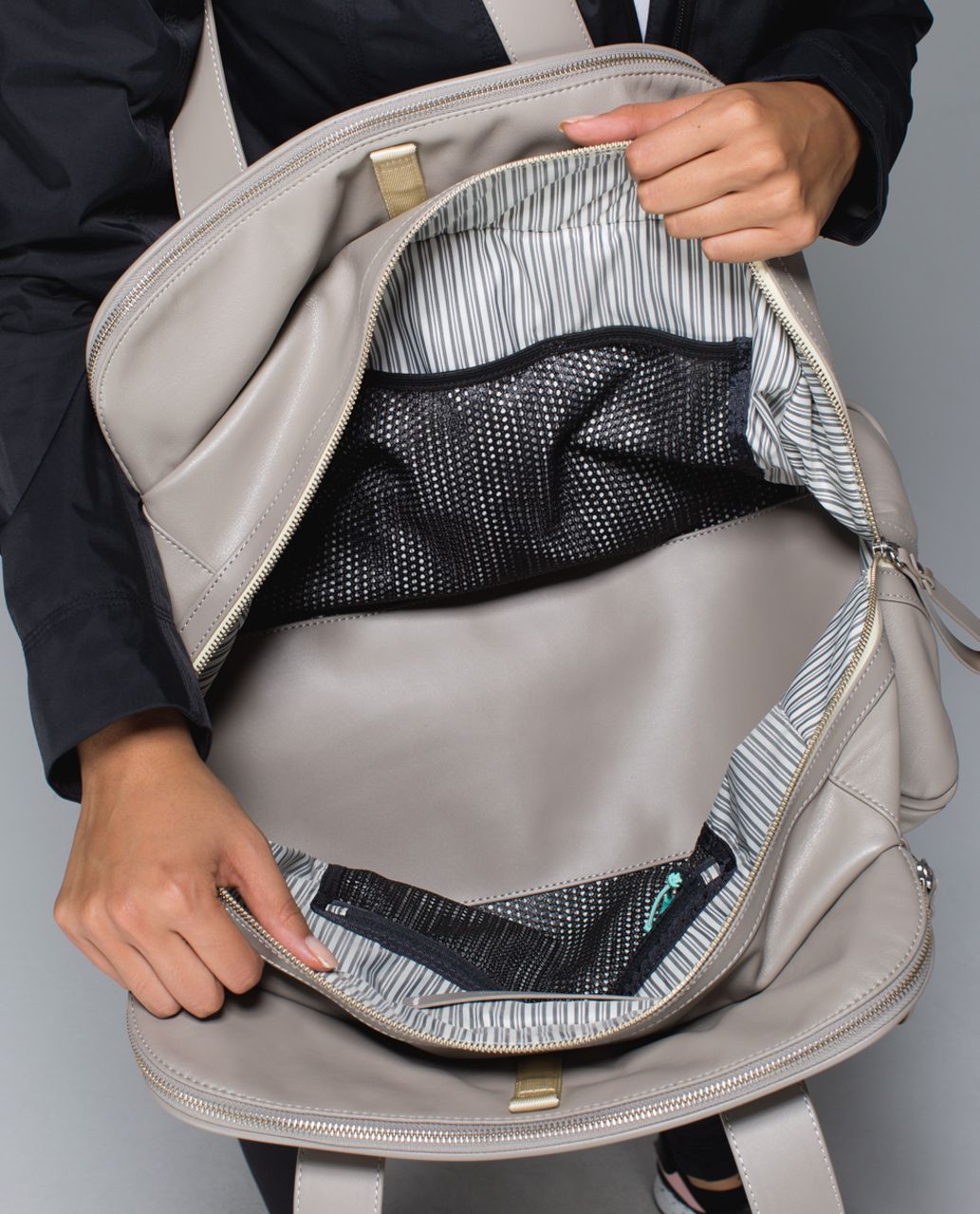 Lululemon Two Times A Yogi Bag - Storm Grey