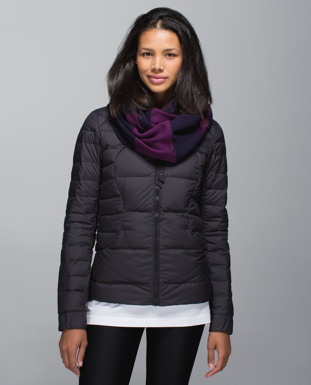 Lululemon Heart Opener Scarf *Wool - Black Grape / Berry Yum Yum