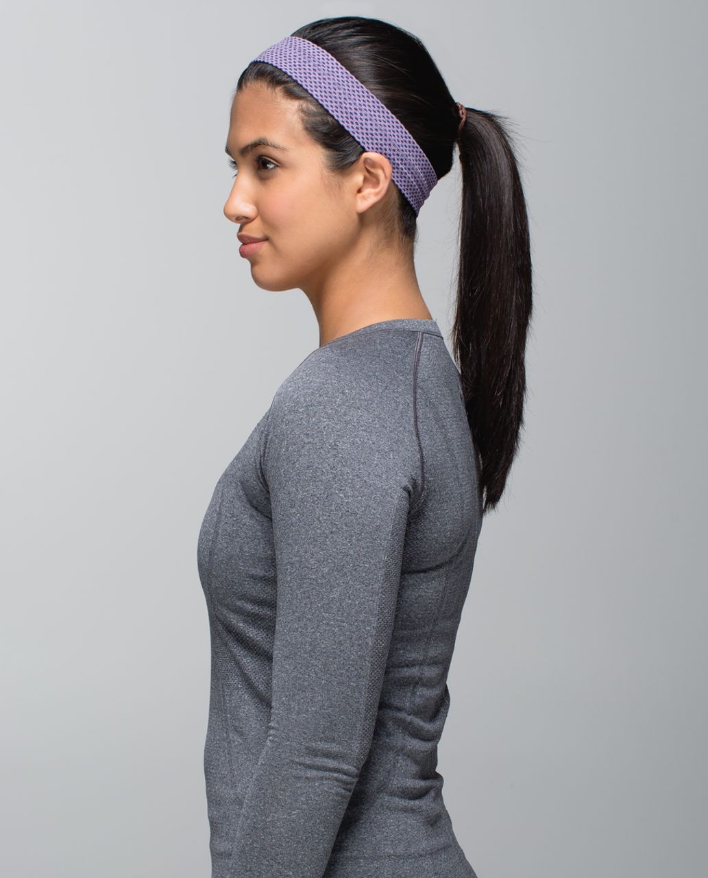 Lululemon Swiftly Headband - Heathered Going Grape