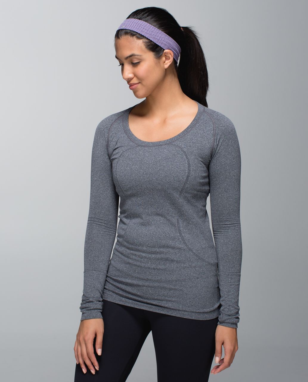 Lululemon Swiftly Headband - Heathered Going Grape