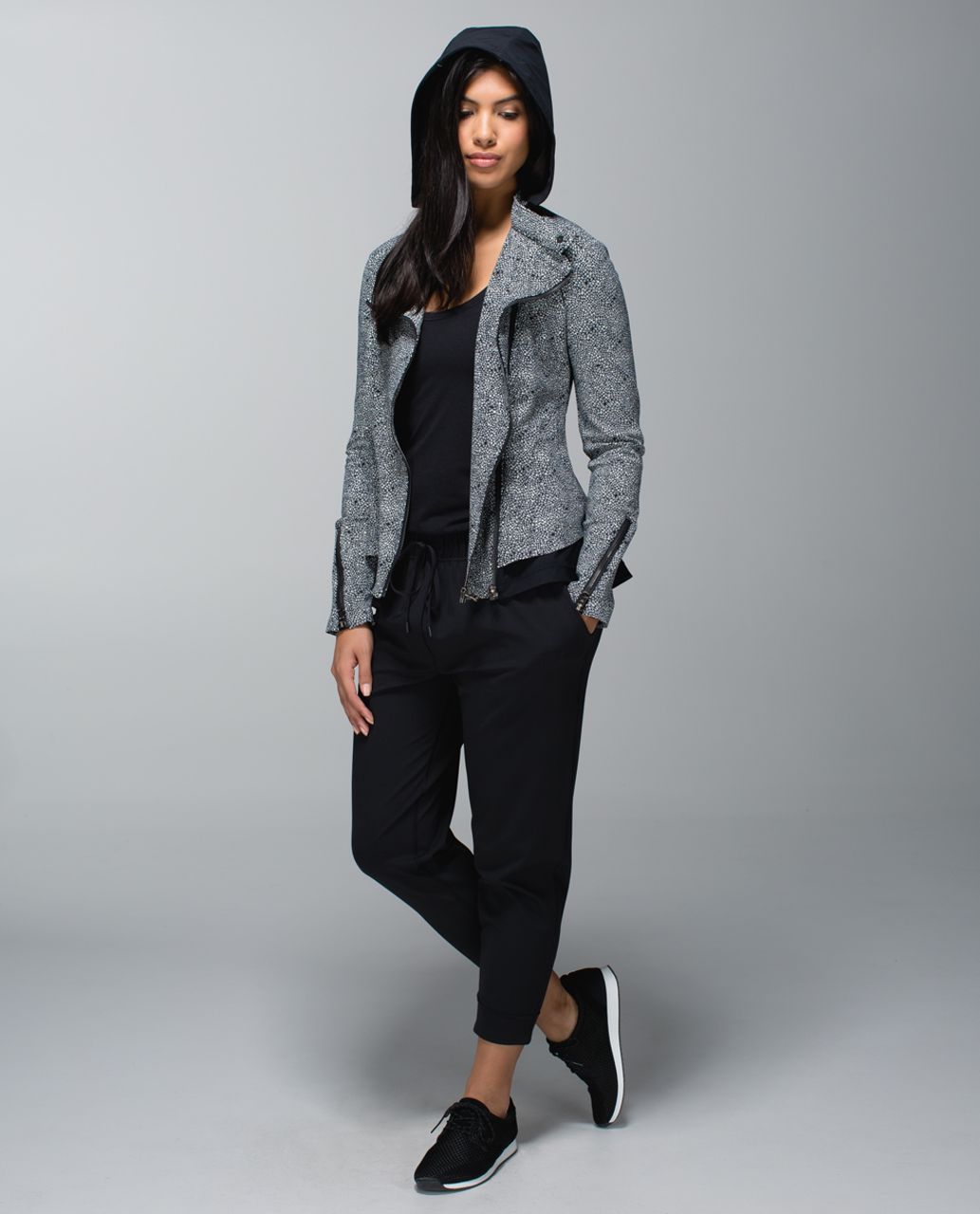 Lululemon Bust A Move Jacket - Plush Petal Black Ghost / Black / Black -  lulu fanatics