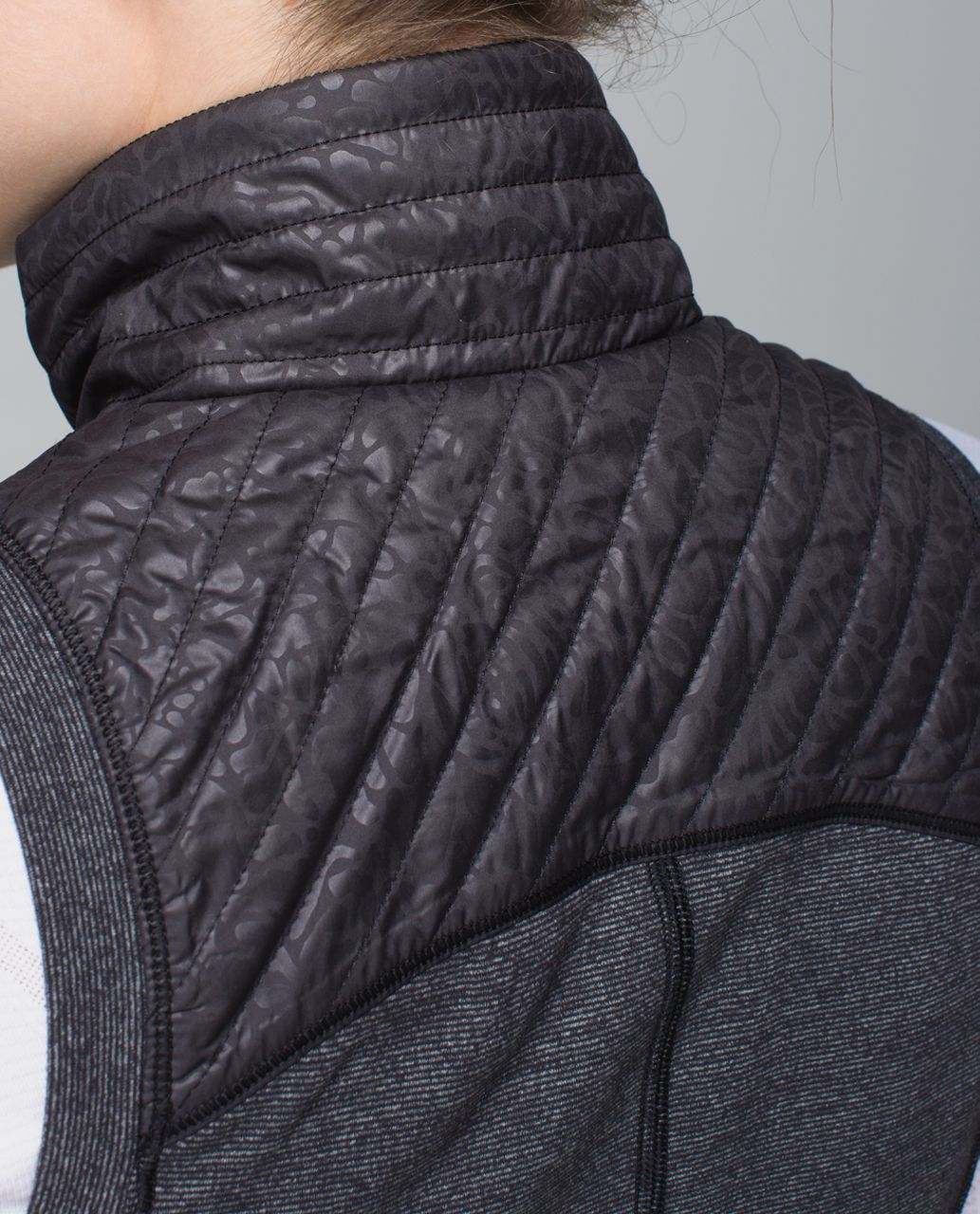 Lululemon Rebel Runner Vest - Petal Camo Embossed Black / Wee Stripe Black Heathered Black / Black